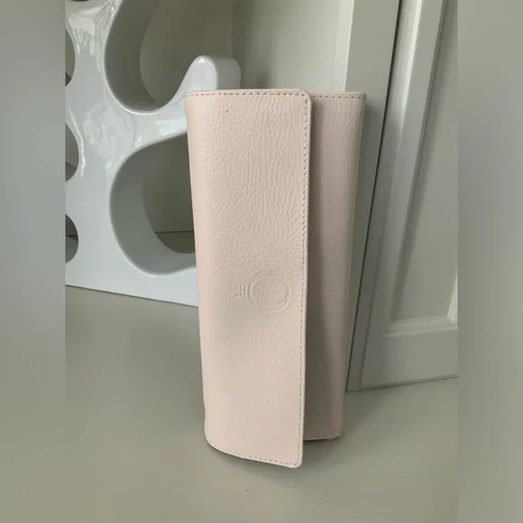 PANDORA Unforgettable Moments Pink Travel Jewelry Case Organizer Clutch Leather - Picture 13 of 16